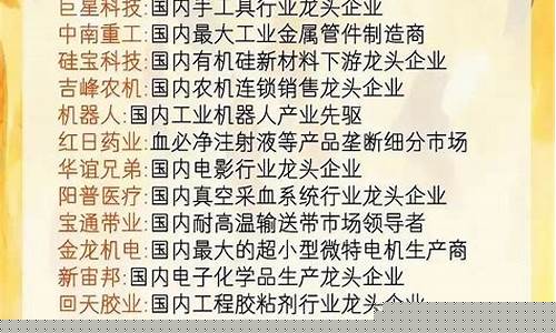 各行业龙头企业代码(芯片行业龙头企业)_https://www.hn-life.com_北交所_第1张