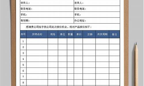 报价表格制作(报价表格制作excel教程)_https://www.hn-life.com_科创板_第1张